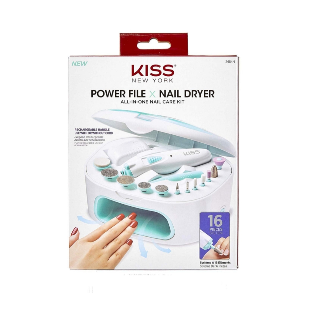 New Kiss Power File Nail Dryer Nail kit